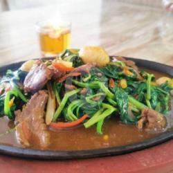 Kangkung Hotplate Sapi