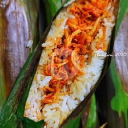 Nasi Bakar Suwir Ayam