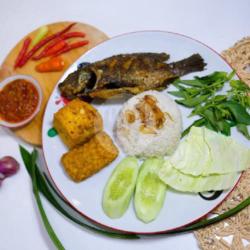 Mujair Goreng   Sambal   Lalap