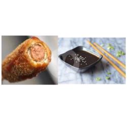 Corndog Full Sosis Saus Teriyaki Taburan Wijen