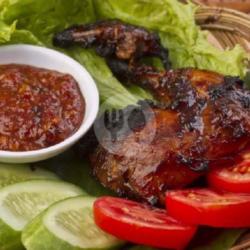 Nasi  Ayam Bakar (dada) Sambal Pedas Manis