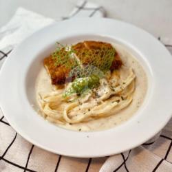 Chicken Katsu Carbonara