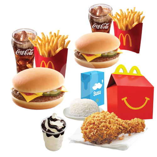 Family Time Happy Meal Ayam McD dan Mainan