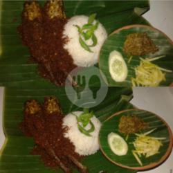 Nasi Lele Midhut   Sambal   Kremes