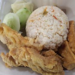 Nasi Geprek  Telor Krispi