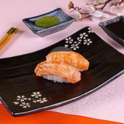 Yes Salmon Nigiri Sushi