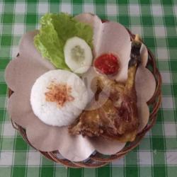 Nasi   Paha Bebek Goreng