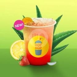 Strawberry Lemonade With Aloe Vera