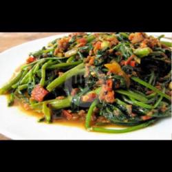 Cah Kangkung Balado Tumis Terasi