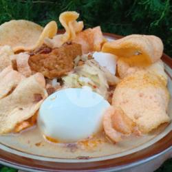 Lontong Sayur   Telor Tahu Kuah Di Pisah