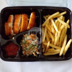 Prawn Katsu With Fries