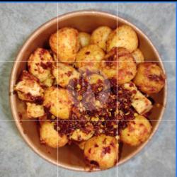Cimol Mix Basreng ( Sambal Goang )