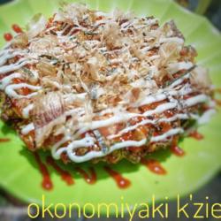 Okonomiyaki Sosis   Katsu   Saus Hitam