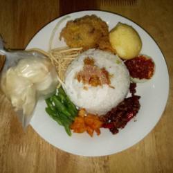 Nasi Lemak   Telur   Perkedel