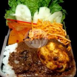 Nasi Rendang Telur Deli ( Kemasan Thin Wall )