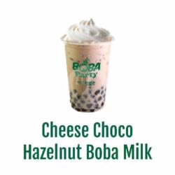 Cheese Choco Hazelnut Boba Milk