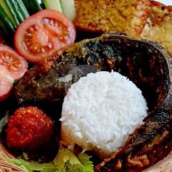 Pecel Lele   Nasi