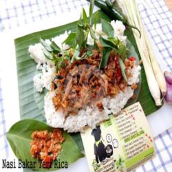 Nasi Bakar Teri Rica (m)