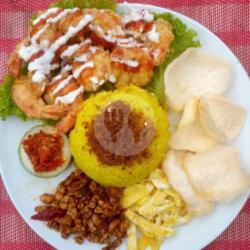 Nasi Kuning   Udang Mayo