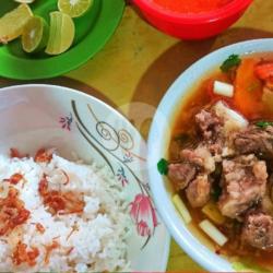 Sop Iga Sapi Super Medium   Nasi