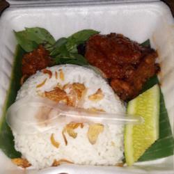 Nasi Ayam Panggang Merah