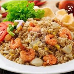 Nasi Goreng Udang (tanpa Telur) Gratis Es Teh