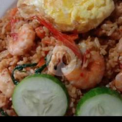 Nasi Goreng Kampung  Telor Mata Sapi Ayam Geprek   Indomei Goreng Telor Dadar  2 Teh Manis Panas