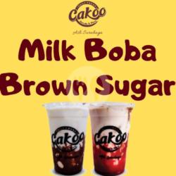 Milk Boba Brown Sugar Chocolate Swiss