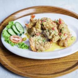 Udang Kupas Telur Asin Hong Yuan