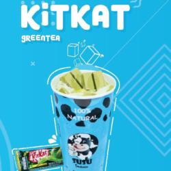 Susu Sedunia Green Tea (matcha) Kitkat Giant Cup