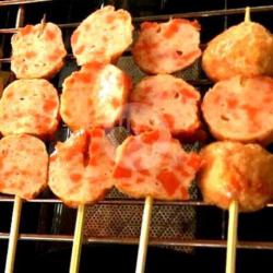 Sate Salmon Ball/tusuk