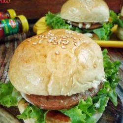 Burger Beef Slice Keju