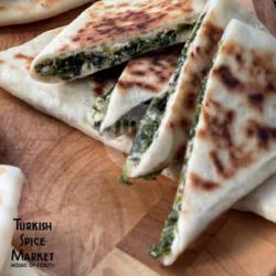 Gozleme Spinach Feta Cheese. Small. 1 Pc