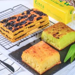 Paketan 1/2 Lapis Prunes Free 1/2 Bika Ambon (boleh Pandan Atau Ori)