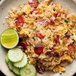 Nasi Goreng Ndeso Sosis  Free Es Teh