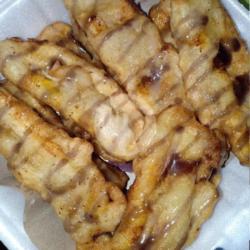 Pisang Goreng Blueberry Jam