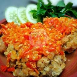 Ayam Geprek Sambal Bawang Tanpa Nasi