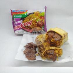 Kebab Indomie Rasa Rendang   Daging Kebab