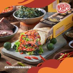 Nyapii In Wrap Sambal Tempong