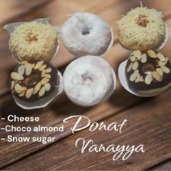 Donat 3 Rasa (gula Donat, Choco-almond, Keju)