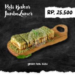 Roti Bakar Bandung Greentea   Susu