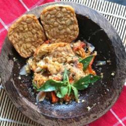 Tempe Penyet Sambal Ijo