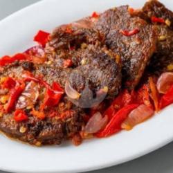Nasi Dendeng Lado Merah