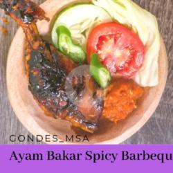 Ayam Bakar Spicy Barbeque   Nasi