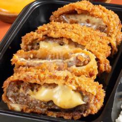 Beef Hamburg Cheese Katsu