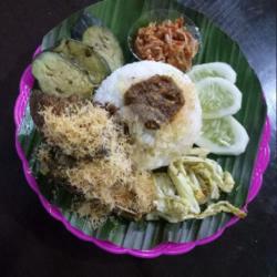Bebek Sanjay Jumbo Sambal Mangga   Nasi