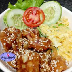 Rice Bowl Cumi Saos Teriyaki