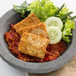 Tahu Tempe Penyet Merah / Hijau