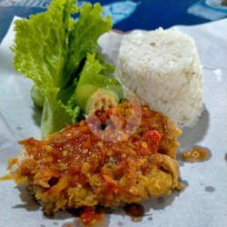 Ciken Geprek  Nasi