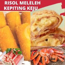 Risol Meleleh Kepiting Keju ( Di Goreng )